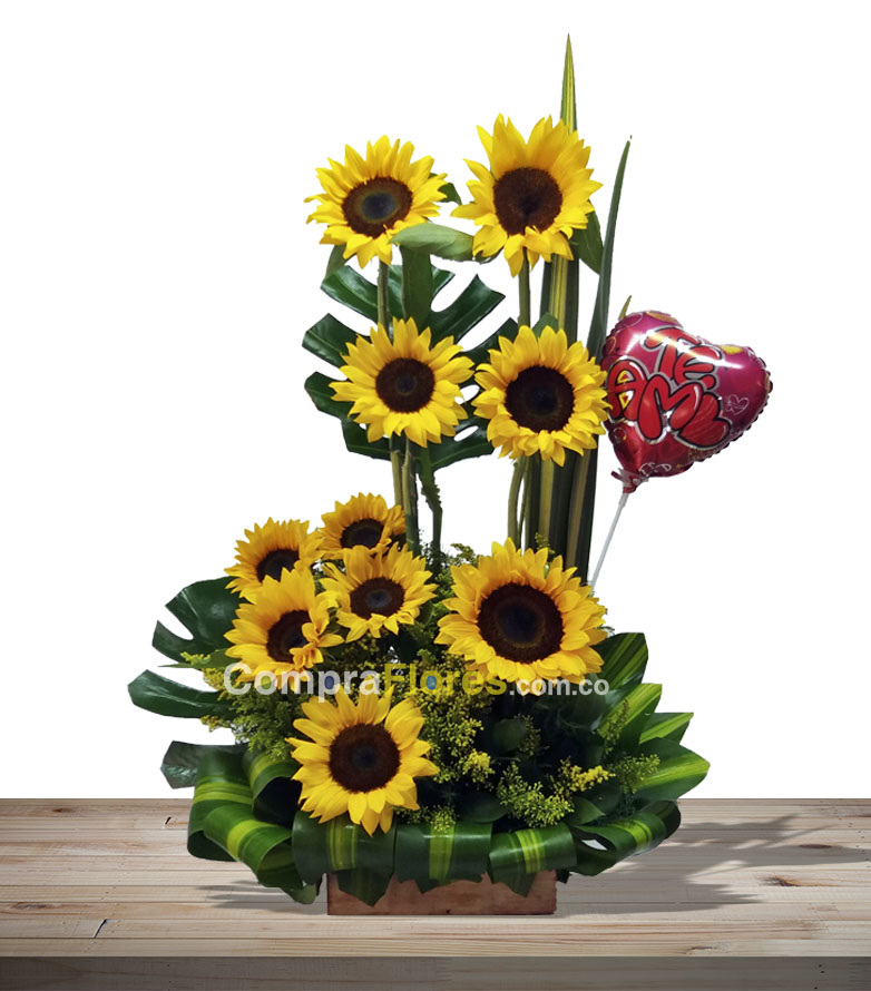 arreglos girasoles floristerias en cali norte