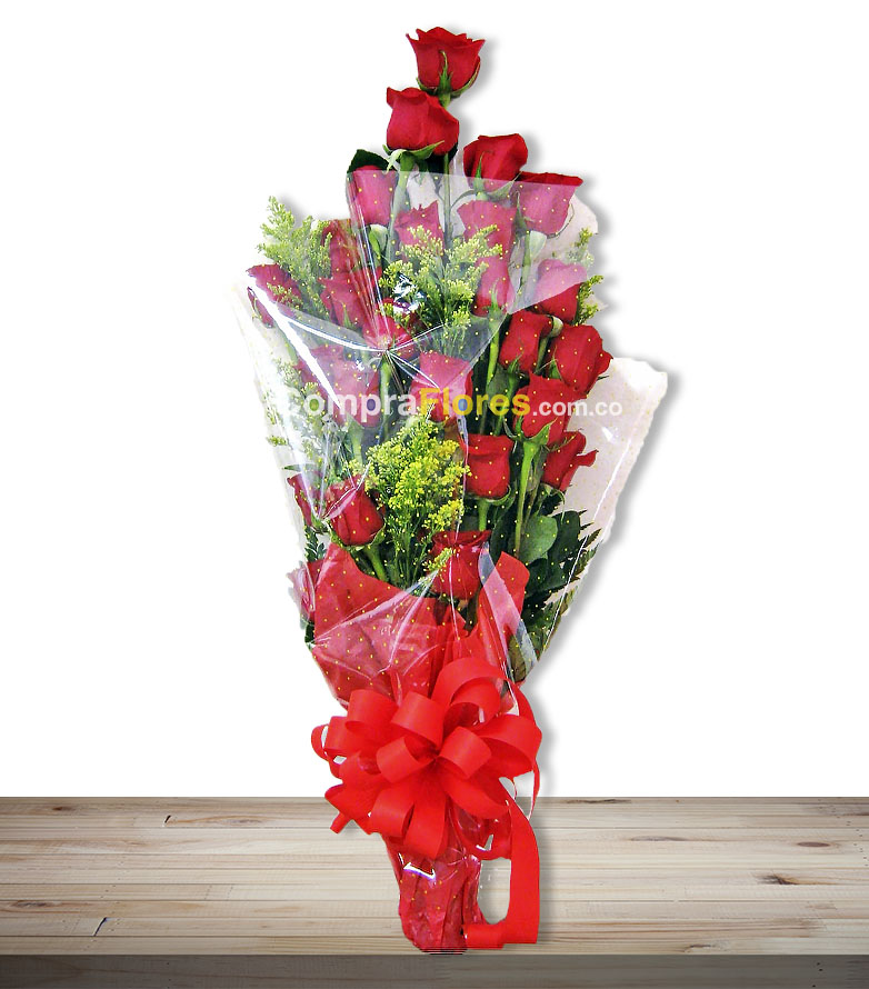 Bouquet de Rosas en Escalera 