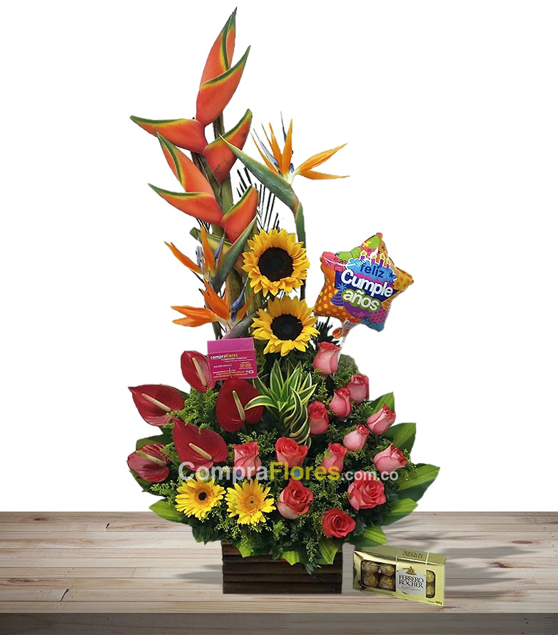 Arreglo Salmon, detalles para mama