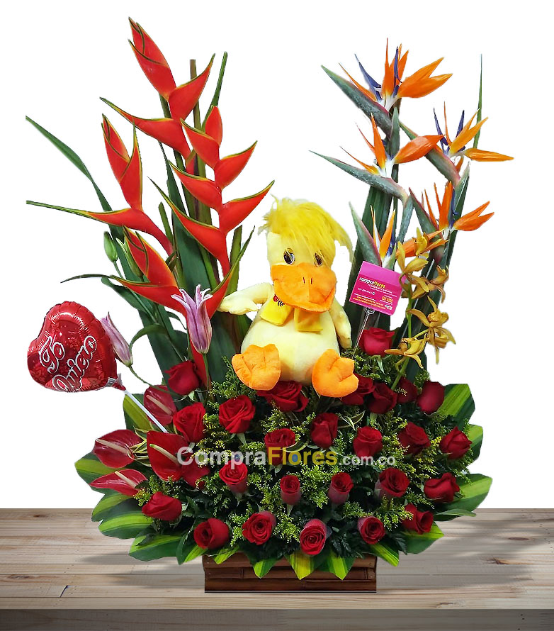 Arreglo de flores Te Quiero