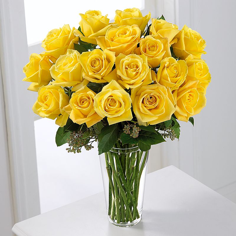 Jarron de rosas x 24 rosas