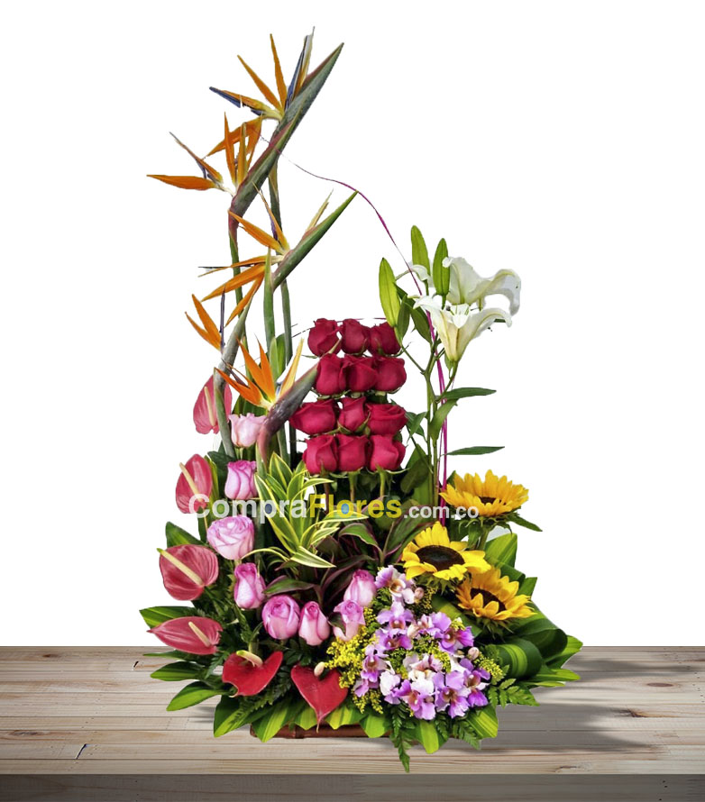 Diseño de Flores para Cumpleaños