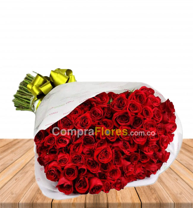 Bouquet Por 50 Rosas Rojas