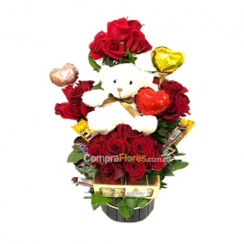 Rosas y complementos floristeria cali